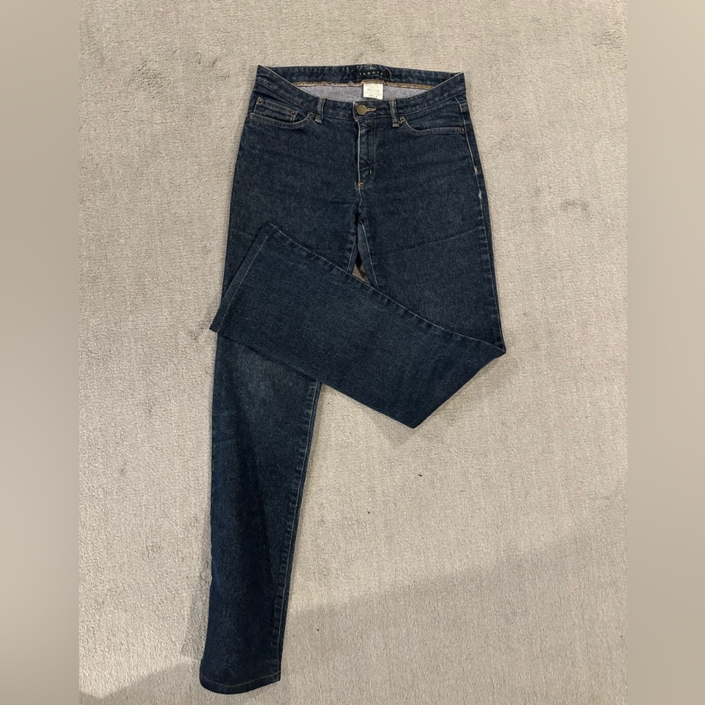 Theory Dark Blue Boot Cut Jeans